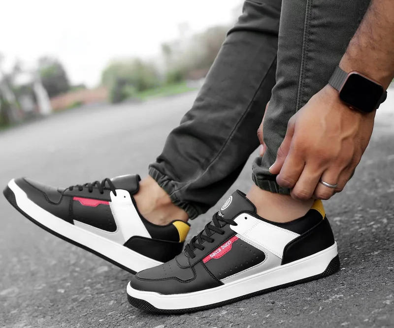 Bacca Bucci Black Ranger Dunks Casual Sneaker for Men | Best Price UAE